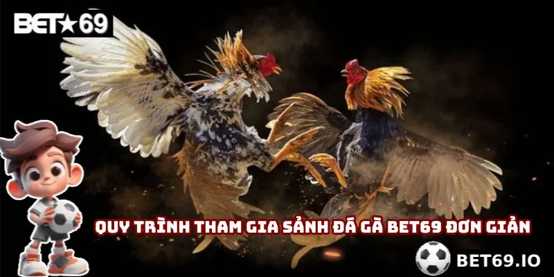 Quy trình tham gia sảnh đá gà Bet69 đơn giản
